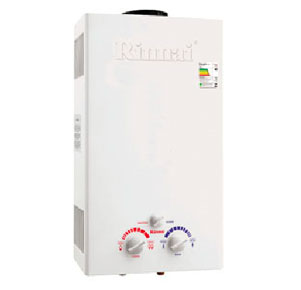 RINNAI - REU 157 BR –  AQUECEDOR A GÁS 1 DUCHA E 1 TORNEIRA