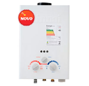 RINNAI - REU 600 BR – AQUECEDOR A GÁS 1 DUCHA OU 2 TORNEIRAS